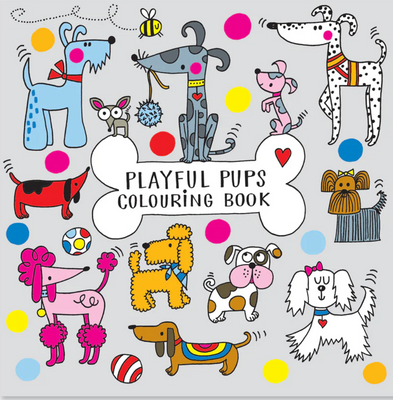 Rachel Ellen | Playful Pups Colouring Book