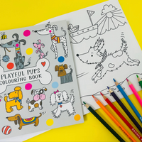 Rachel Ellen | Playful Pups Colouring Book