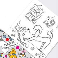 Rachel Ellen | Playful Pups Colouring Book