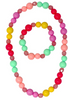 Pink Poppy | Fairy Rainbow Necklace & Bracelet Set