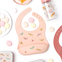 Silicone Bibs Butterflies Set of 2