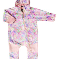 Therm | All-Weather Fleece Onesie - Pretty Petals