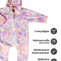 Therm | All-Weather Fleece Onesie - Pretty Petals
