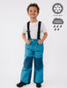 Therm | Snowrider Convertible Ski Overalls Deep Teal