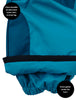 Therm | Snowrider Convertible Ski Overalls Deep Teal