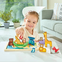 Hape | Animal Kingdom Puzzle 22 pc