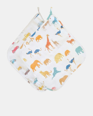 Toshi | Baby Washcloths 2 pack Congo Dawn