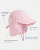 Toshi | Flap Cap Mini Blossom