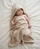 Toshi | Hooded Baby Bath Towel Yummy Oatmeal