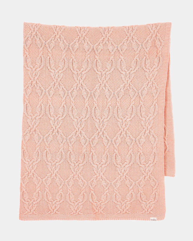Organic Blanket Bowie - Pearl