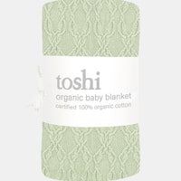 Toshi | Organic Baby Blanket Bowie Matcha