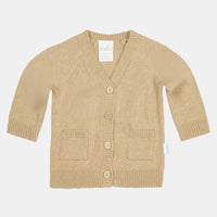 Toshi | Organic Cardigan Remy Driftwood