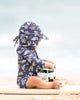 Toshi | Swim Baby Flap Cap Surf Twilight