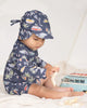 Toshi | Swim Baby Flap Cap Surf Twilight
