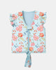 Swim Float Vest Twinkle Aqua Garden