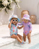 Toshi | Swim Sunhat Twinkle Aqua Garden