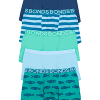 Bonds | Boys Trunk 5 Pack Y4S