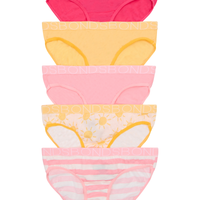 Bonds |  Girls Cotton Bikini Brief 5 Pack