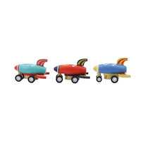 Wooden Pull Back Rockets