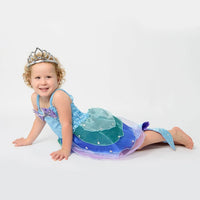 Let's Dress Up | Aqua Mermaid Dress in Lavender Blue