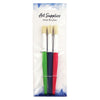 Jumbo Wooden Paint Brushes 3 pieces