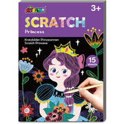 Avenir | Mini Scratch Book - Princess 15 Sheets