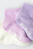 Bonds | Baby Logo Cushioned Solid Colours Quarter Crew 3 Pack