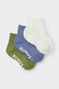 Bonds | Baby Logo Cushioned Solid Colours Quarter Crew 3 Pack