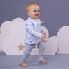 Snuggle Hunny | Baby Blue Organic Pants
