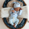 Snuggle Hunny | Baby Blue Organic Pants