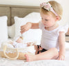 Bonikka | Carry Cot with Baby Doll, Bottle & Blanket 23 cm