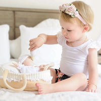 Bonikka | Carry Cot with Baby Doll, Bottle & Blanket 23 cm