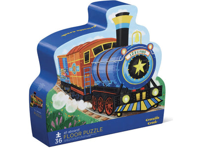 Crocodile Creek | All Aboard Foil Puzzle 36 pc