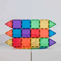 Connetix Tiles | 24 Piece Mini Rainbow Pack