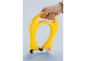 Giant horseshoe Magnet 22 cm - Yellow / Red / Blue