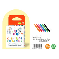 Haku Yoka | 6 Spiral Wax Crayons