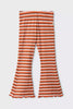 Bonds | Kids Rib Frill Flares | Sugar Red Earth Brown