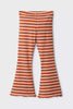 Bonds | Kids Rib Frill Flares | Sugar Red Earth Brown