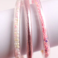 Lauren Hinkley | Pink Glitter Elastic Bracelet 3pcs