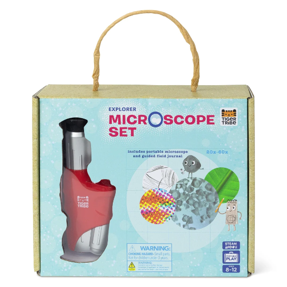 Tiger Tribe | Explorer Microscope Set | Grasshopper