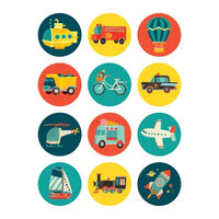 Mudpuppy | Transportation Mini Memory Match Game