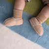 Sheepskin Leather Booties | Camel