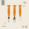Trixie | Silicone cutlery set 3-pack Mr. Fox