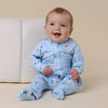 Snuggle Hunny | Organic Growsuit Blue Ocean