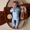 Snuggle Hunny | Organic Growsuit Blue Ocean