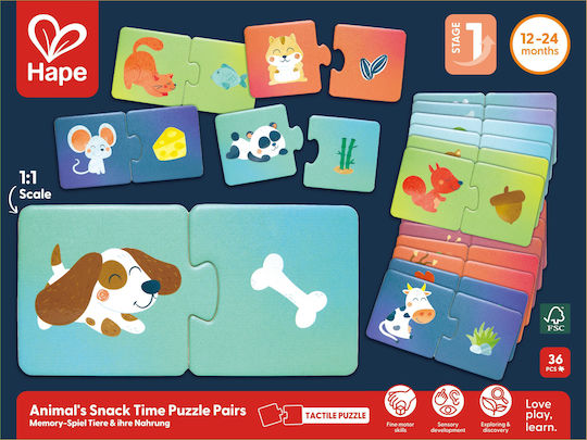 Hape | Animal Snack Time Puzzle