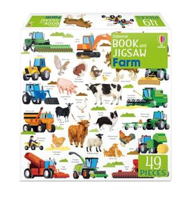 Usborne | Book and Jigsaw Farm