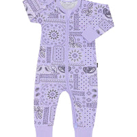 Bonds | Zip Wondersuit - Paisley Paradise Lilac