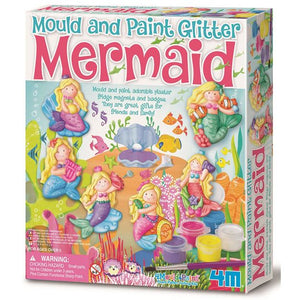 4M Craft - Mould & Paint Glitter - Mermaids