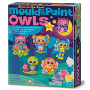 4M Craft - Glow In The Dark Mould & Paint - Owls